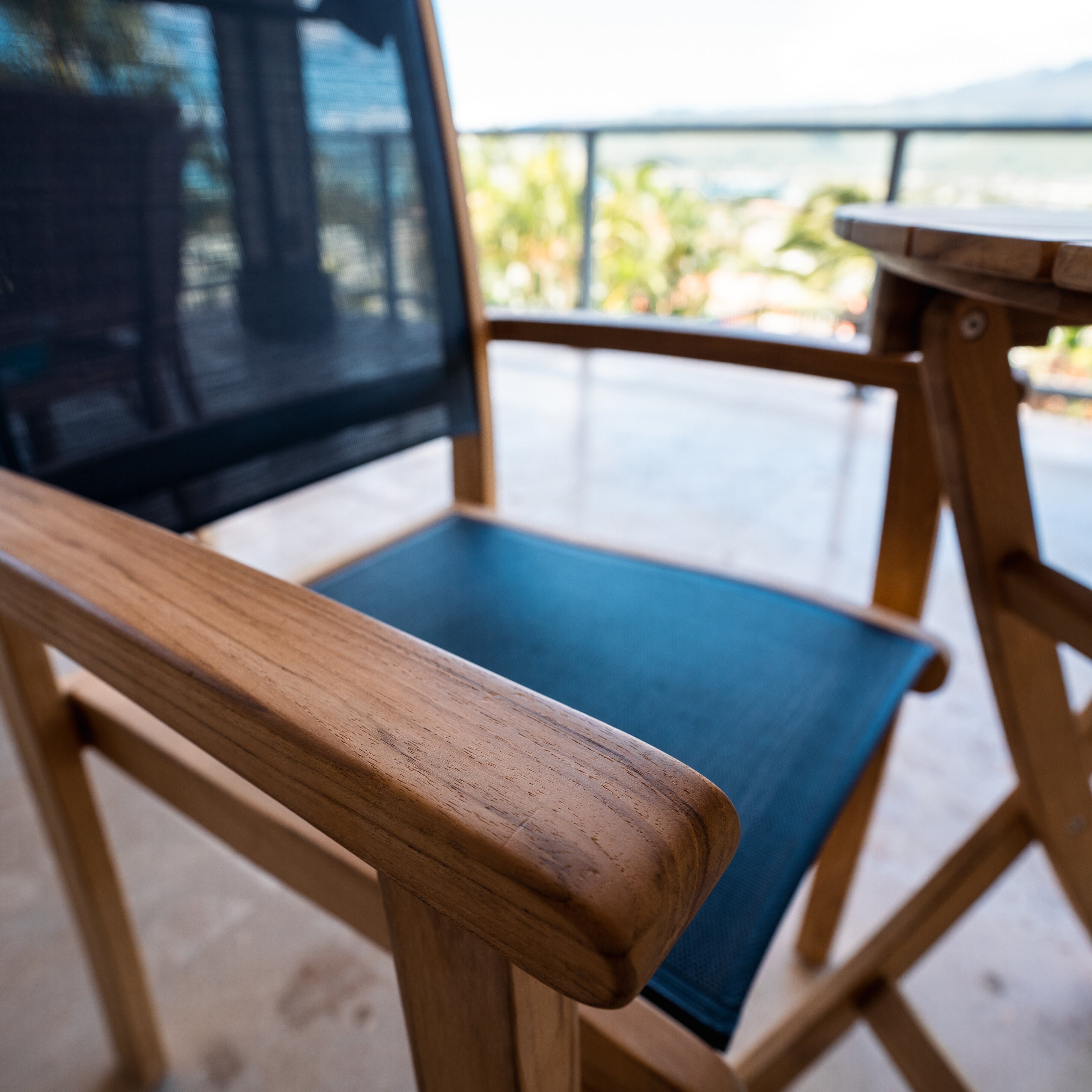 HLAC671 - Pearl Teak Arm Chair (6601942204545)