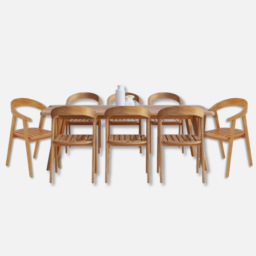 HLT2390 - La Costa Teak Dining Table (6668031328385)