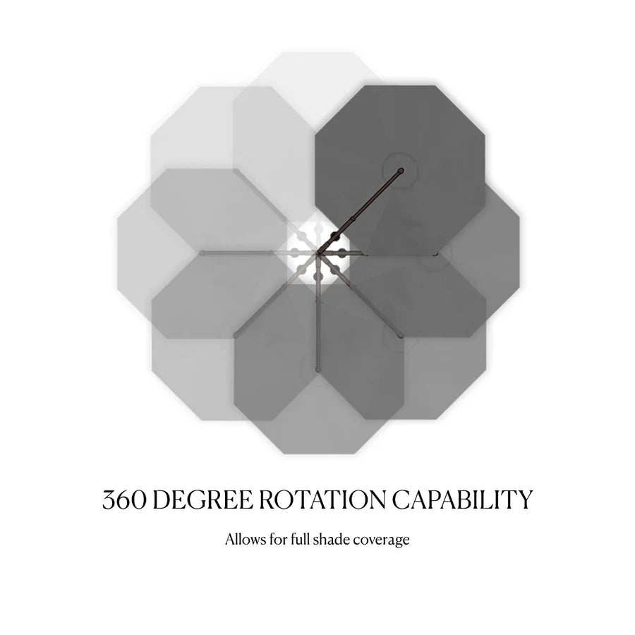 11.5' Square Cantilever Umbrella (6791924154497)