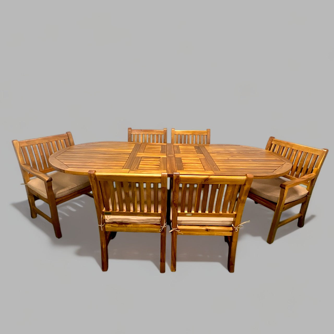 Oval Extension Table Set (6621864362113)