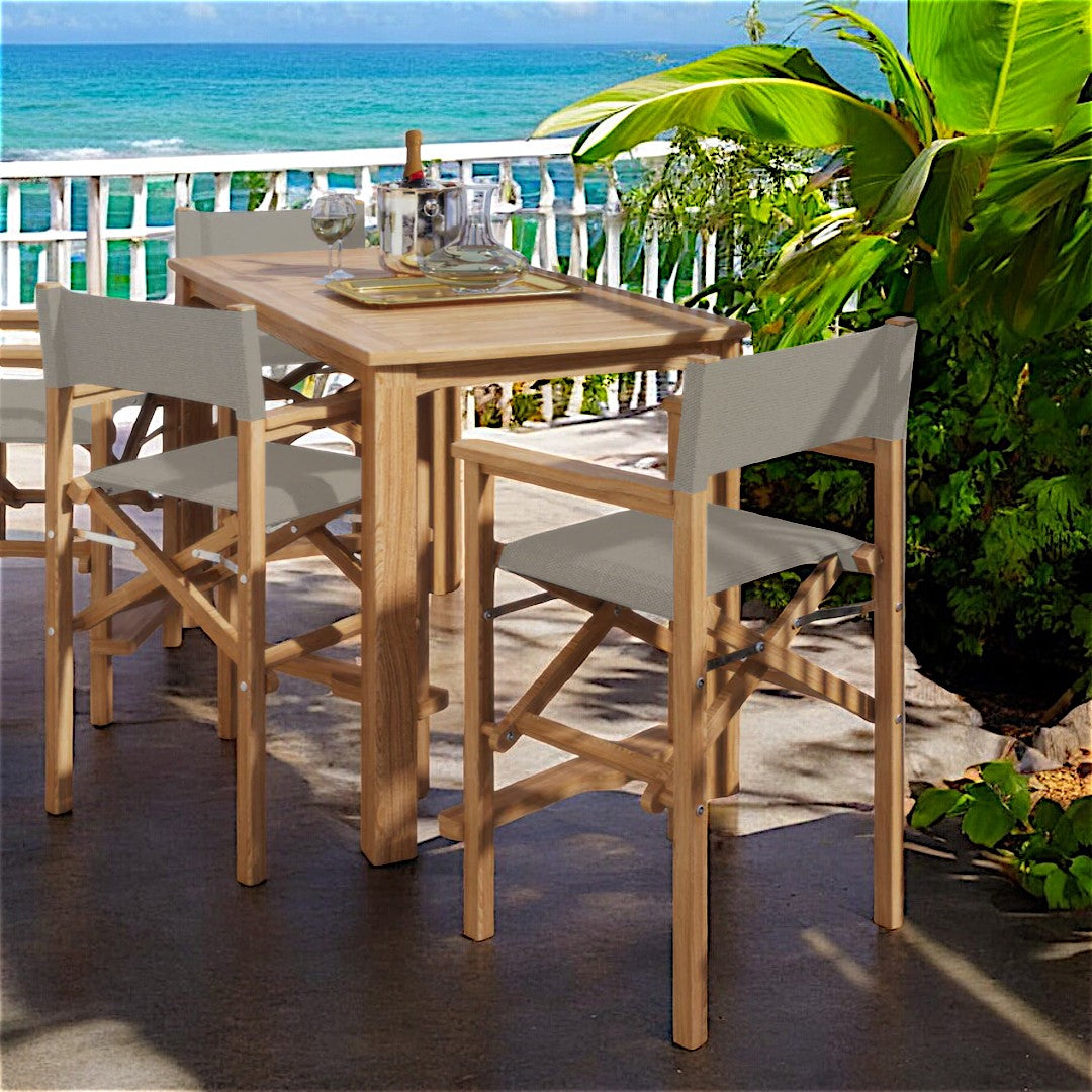 HLT3487 - Kilohana Counter Height Teak Table (6887877509249)