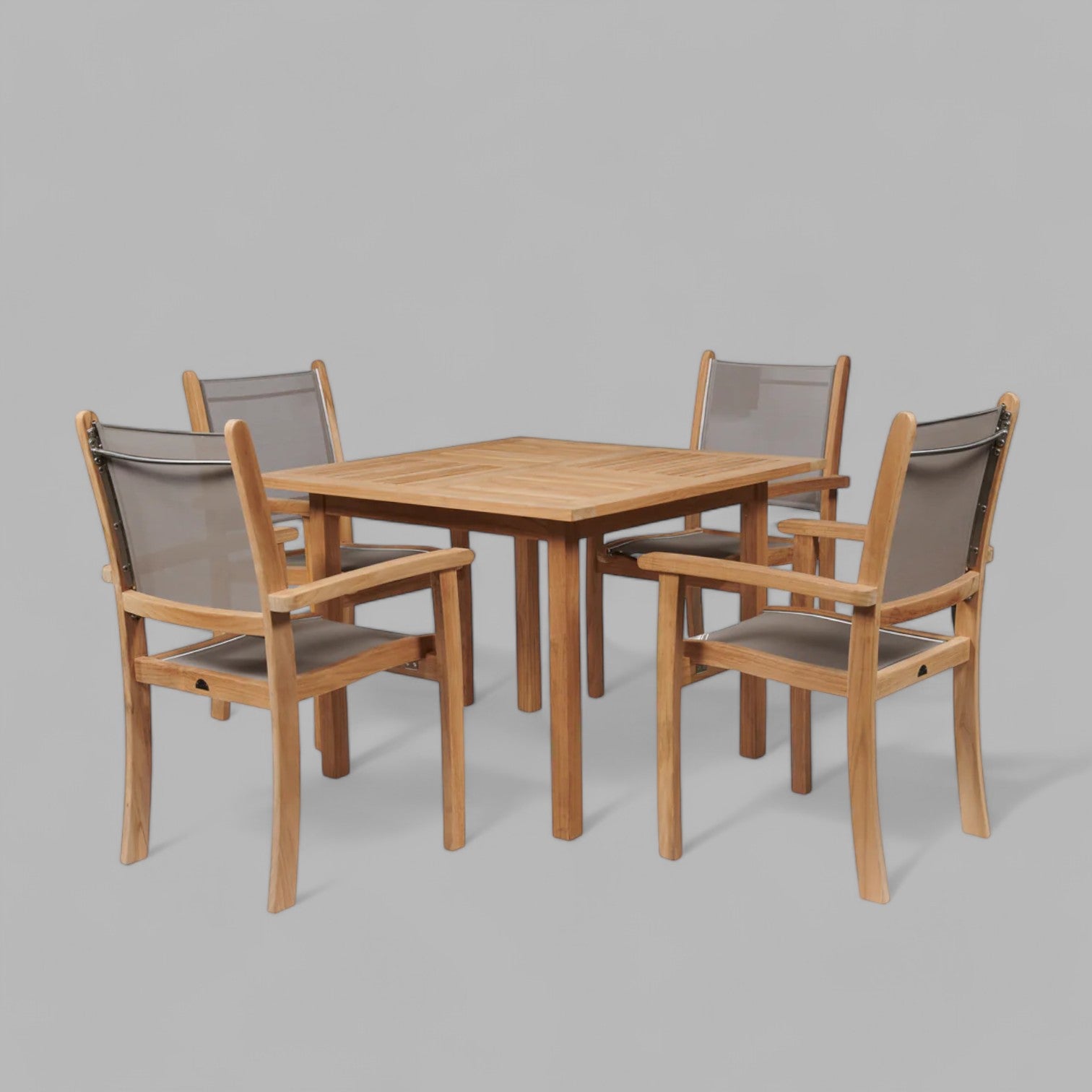 HLAC671 - Pearl Teak Arm Chair (6601942204545)