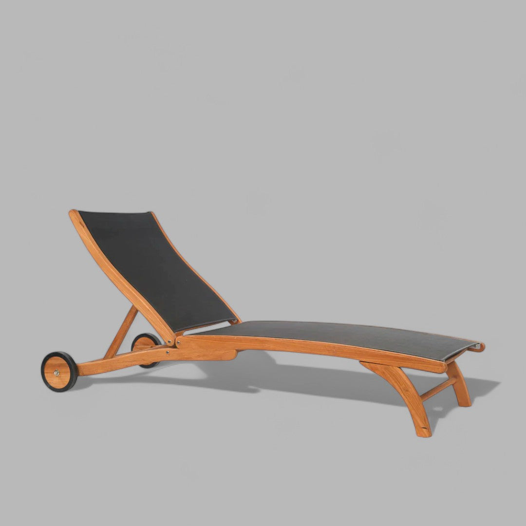 HLSL677-FRAME - Pearl Teak Sunlounger (Frame) (6895418474625)