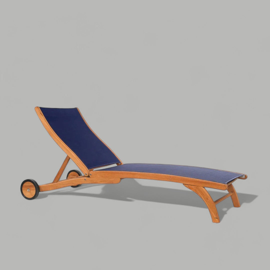 HLSL677-FRAME - Pearl Teak Sunlounger (Frame) (6895418474625)