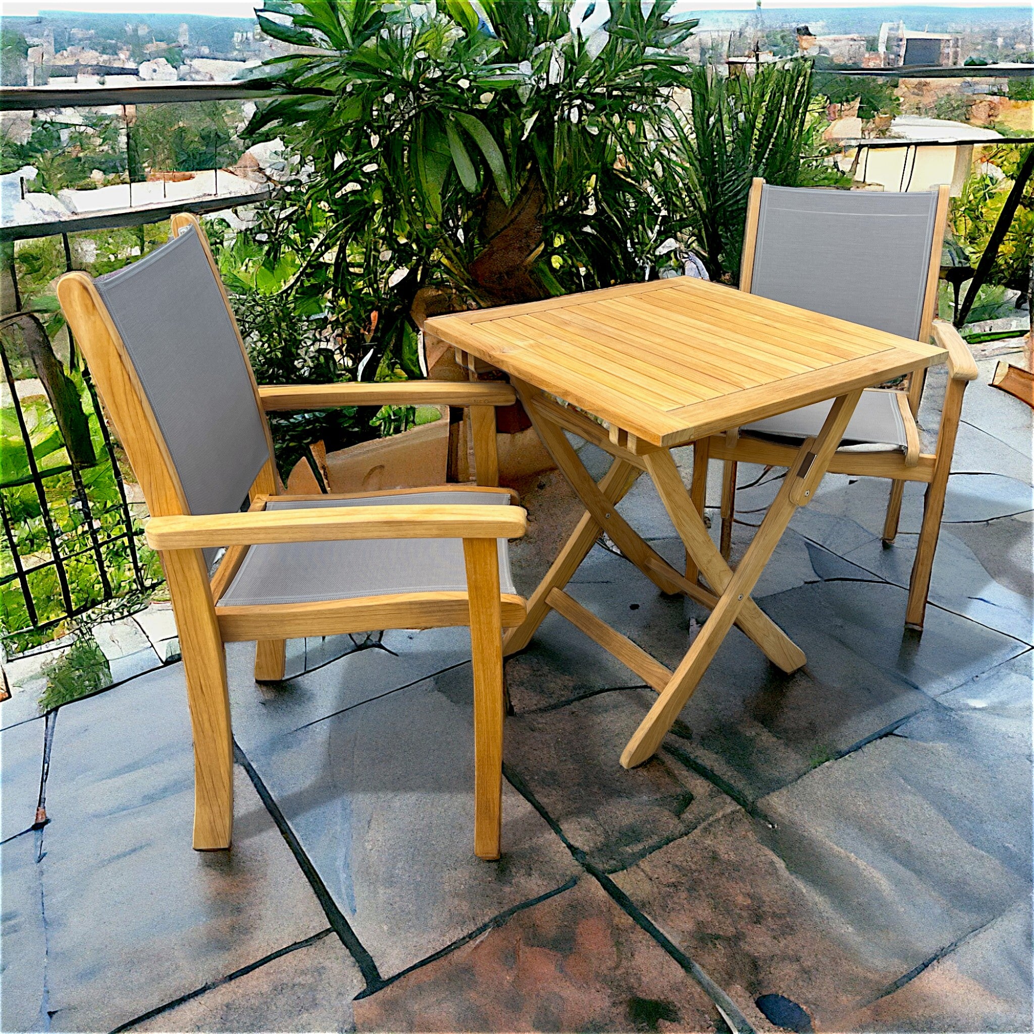 The Kakahiaka Set w/ Square Folding Table (6627496460417)