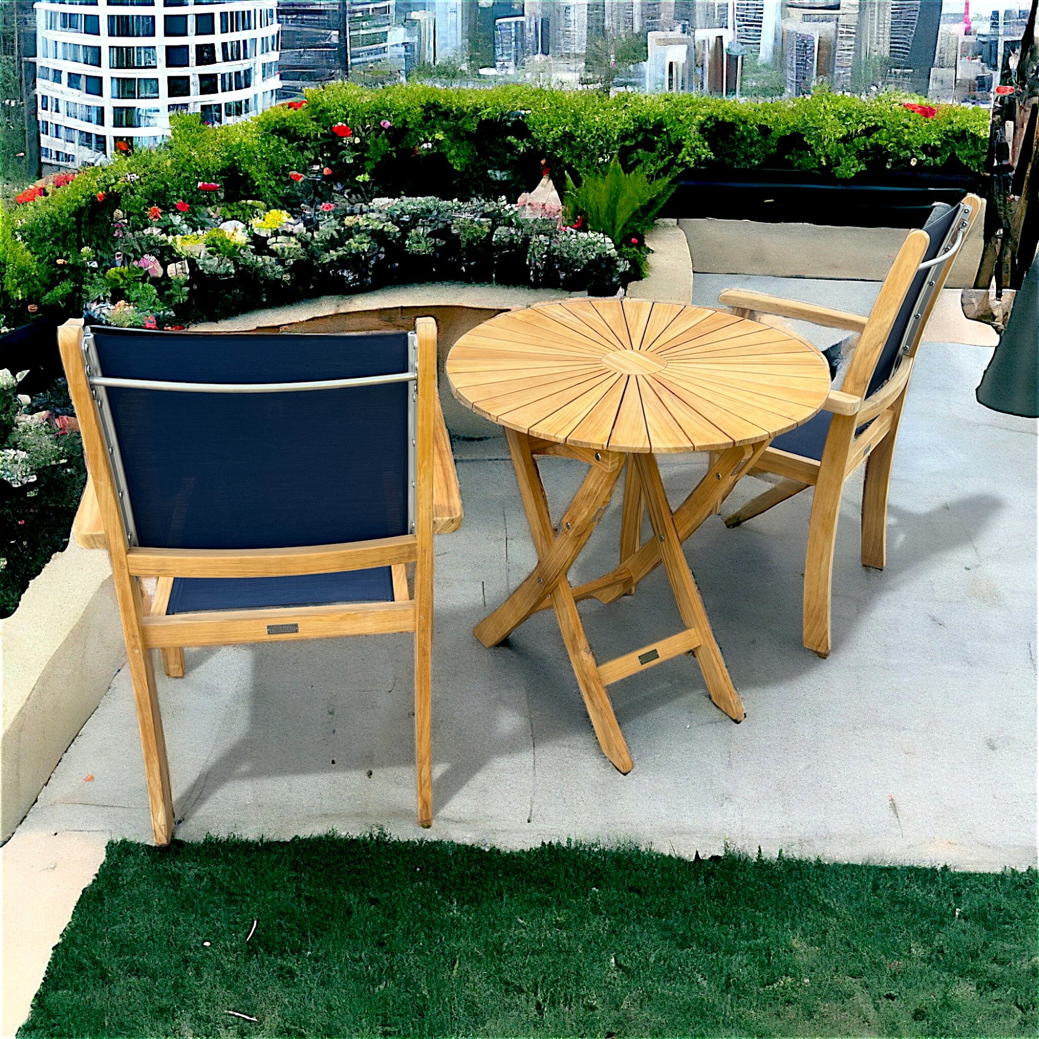 HLAC671 - Pearl Teak Arm Chair (6601942204545)