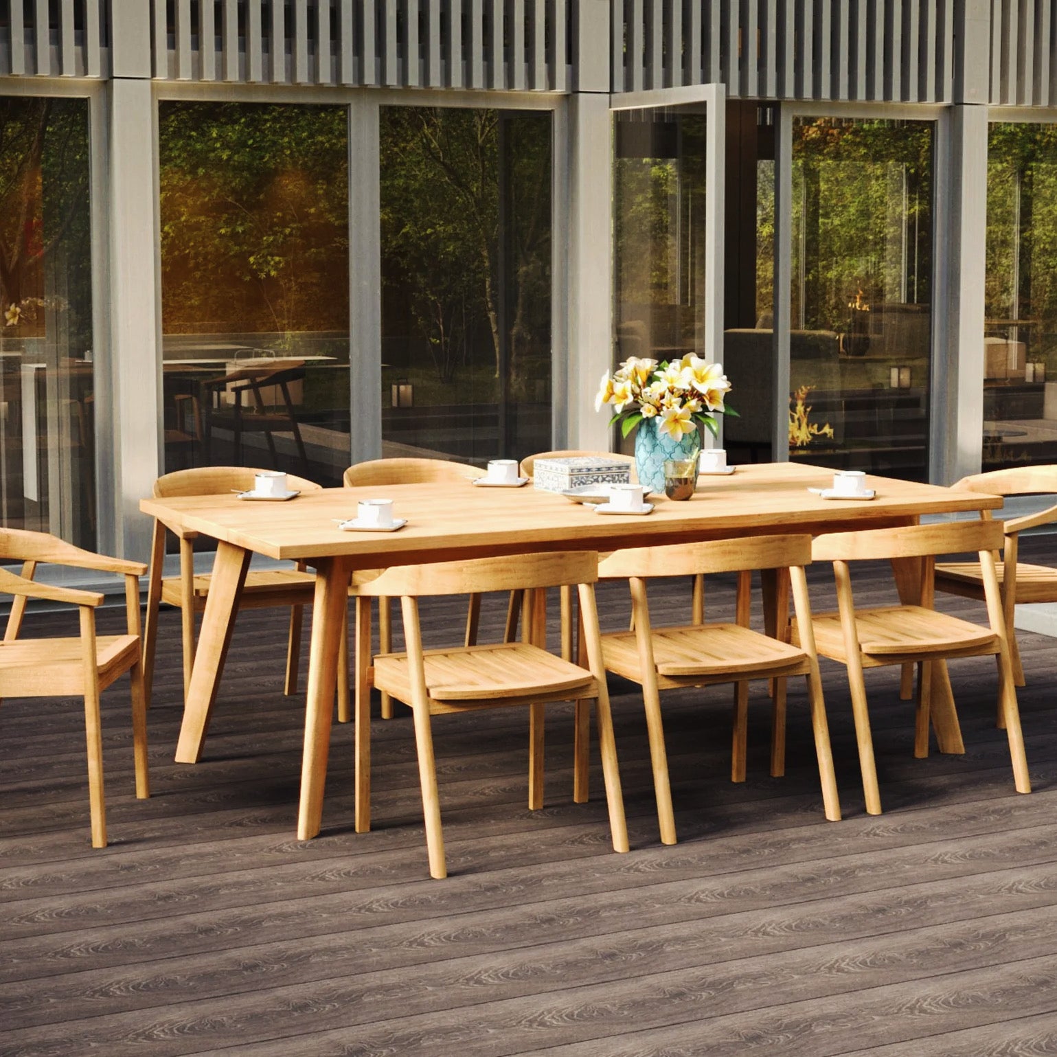 La Costa Teak Outdoor Dining Set (6668193824897)