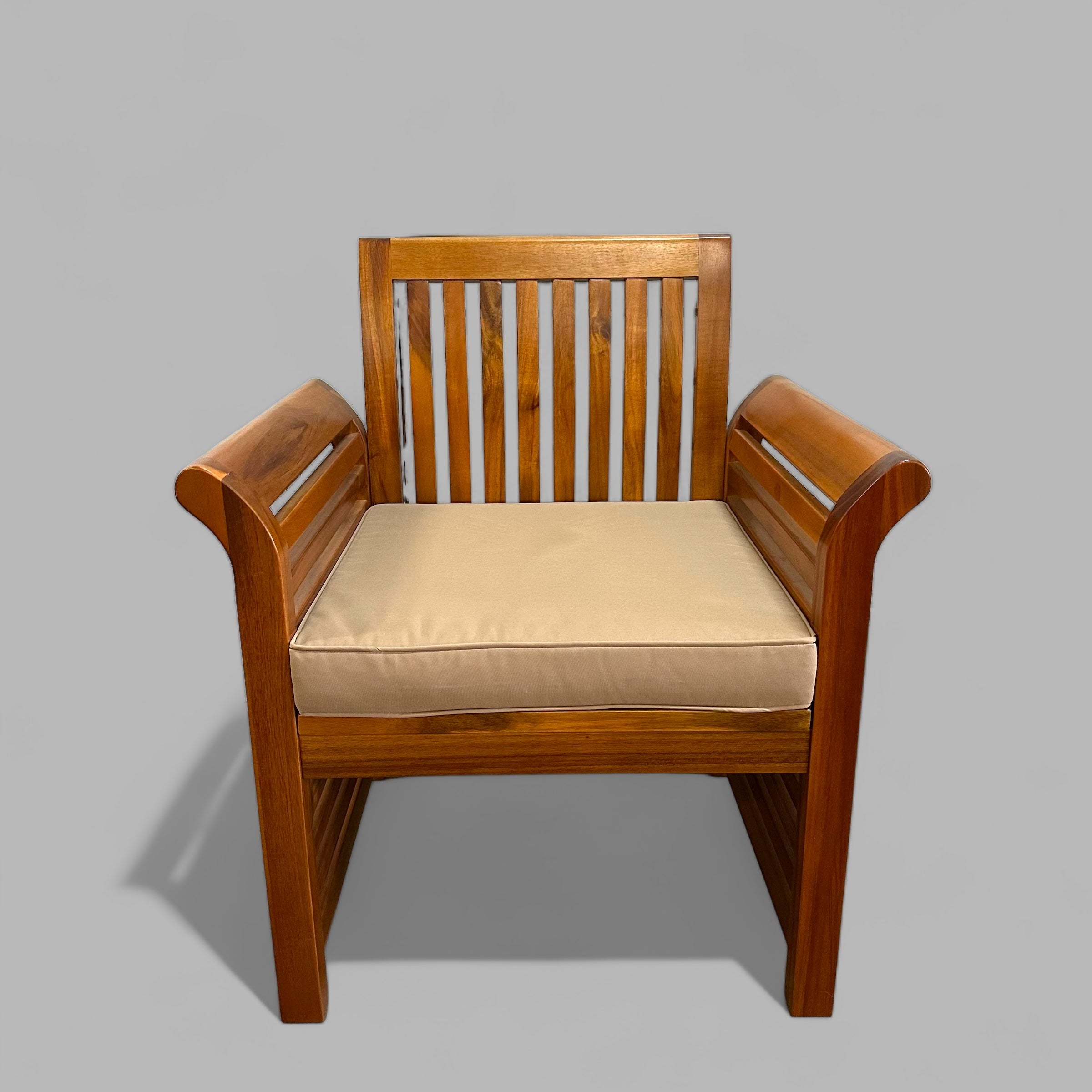 C001P - Riviera Armchair in Polyurethane Finish (6654386503809)