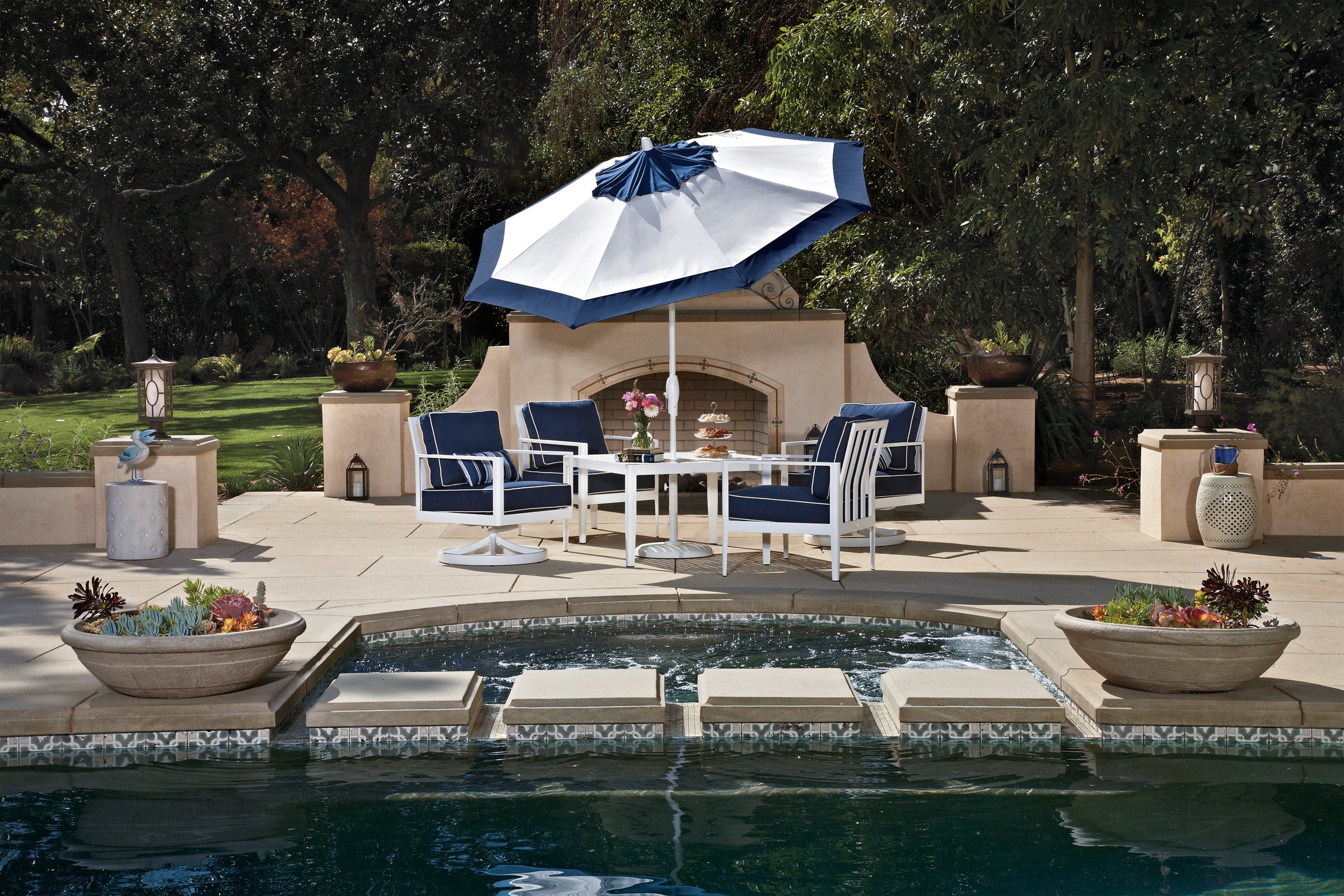 9' Market Umbrella with Auto Tilt (6889520889985)