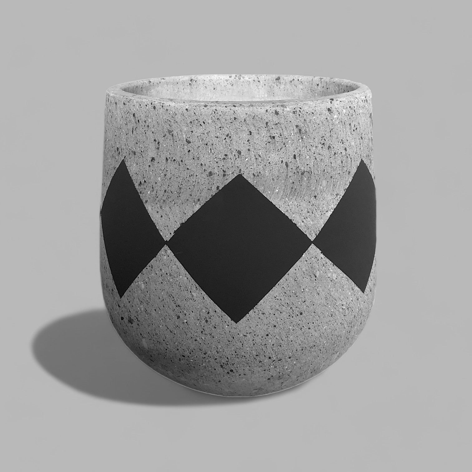 VT133S - PAINTED FOAM LITE & CONCRETE PLANTER (6592789348481)