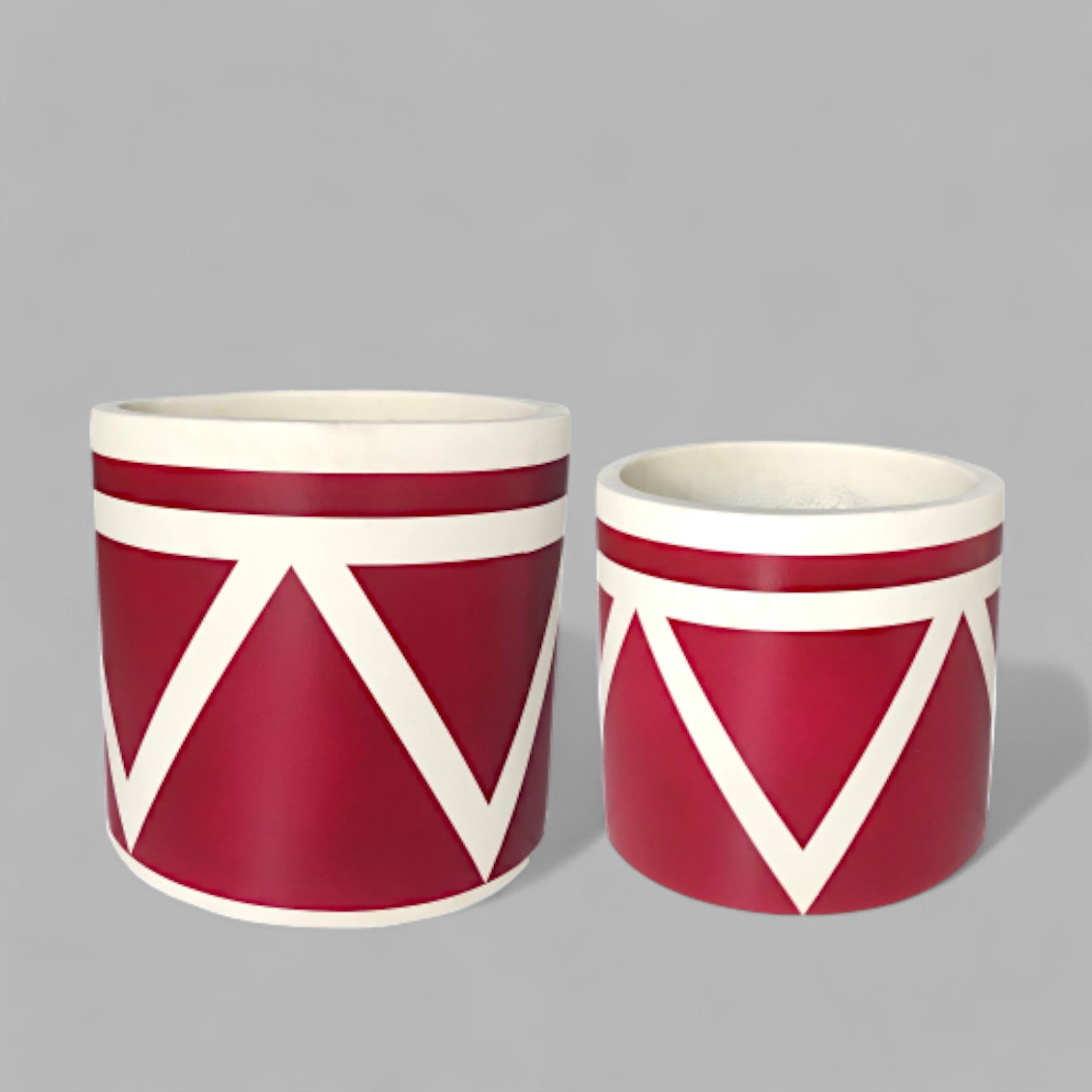 VT52CD - PAINTED FOAM LITE & CONCRETE PLANTER (6592789446785)