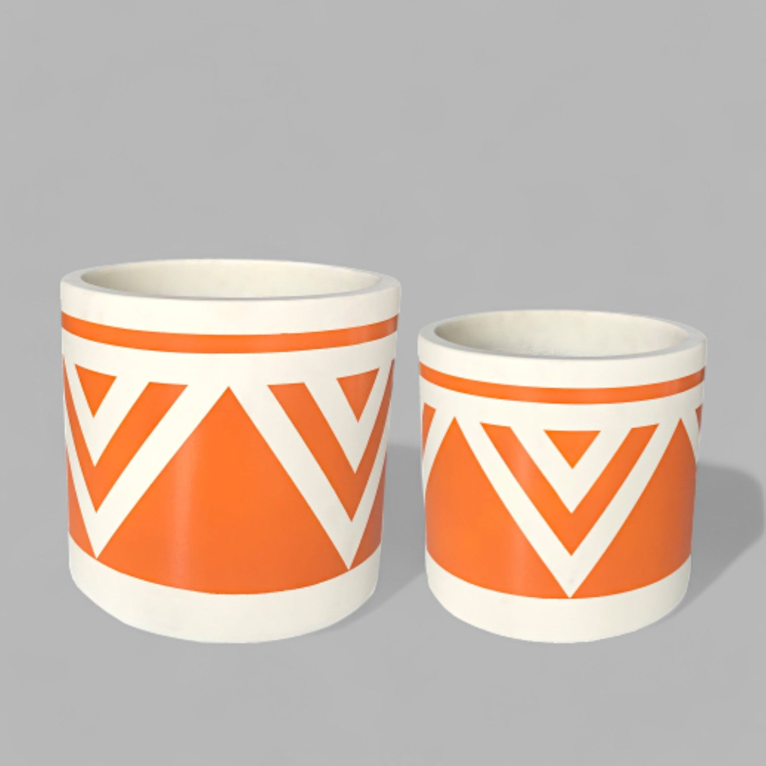 VT52CD - PAINTED FOAM LITE & CONCRETE PLANTER (6592789446785)