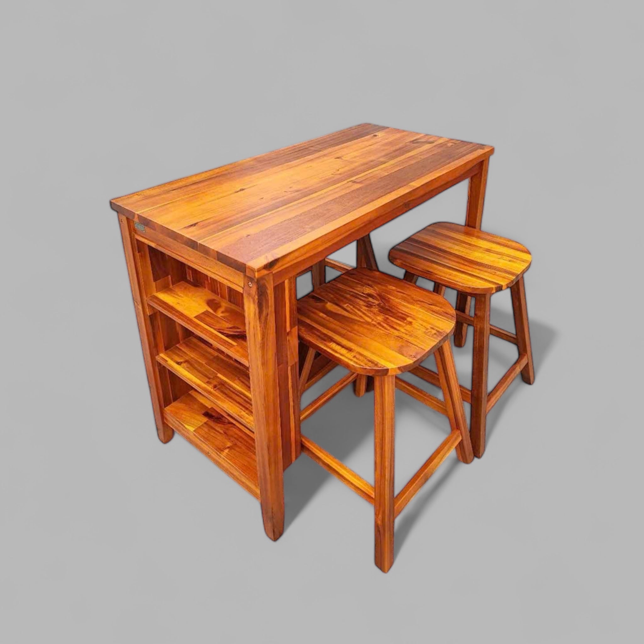 Molokai Counter Set - Handmade Acacia Wood – Hawaiian Discovery