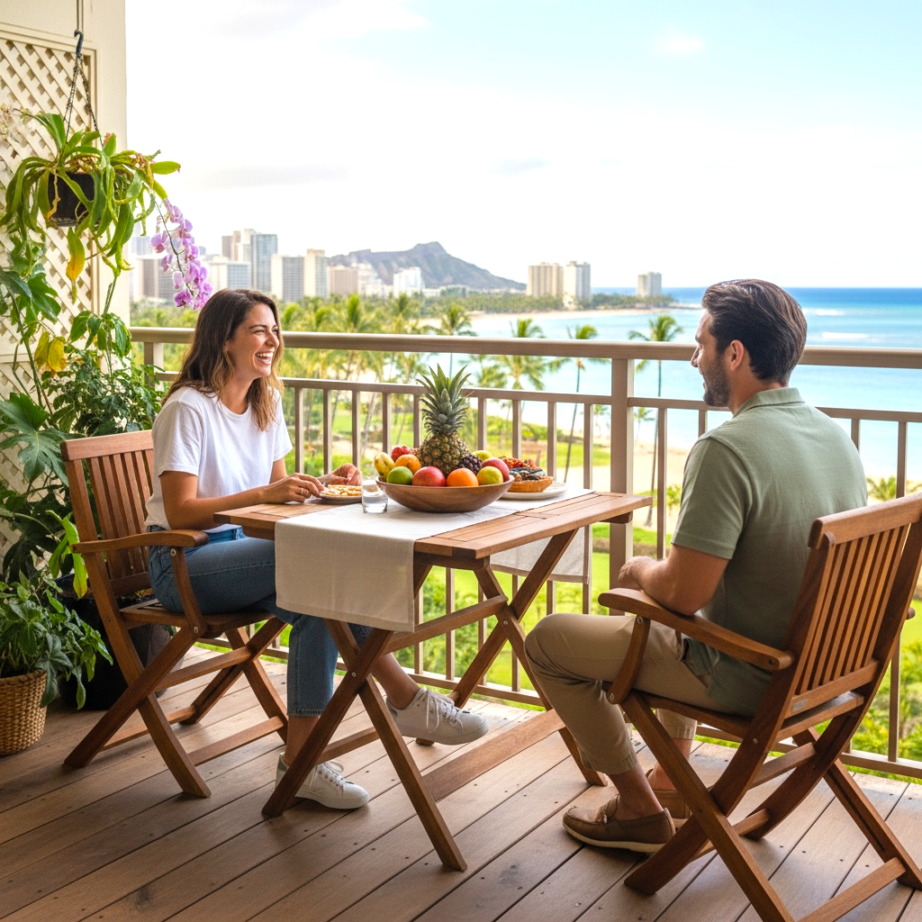 Hanalei Folding Dining Set – Hawaiian Discovery Furniture