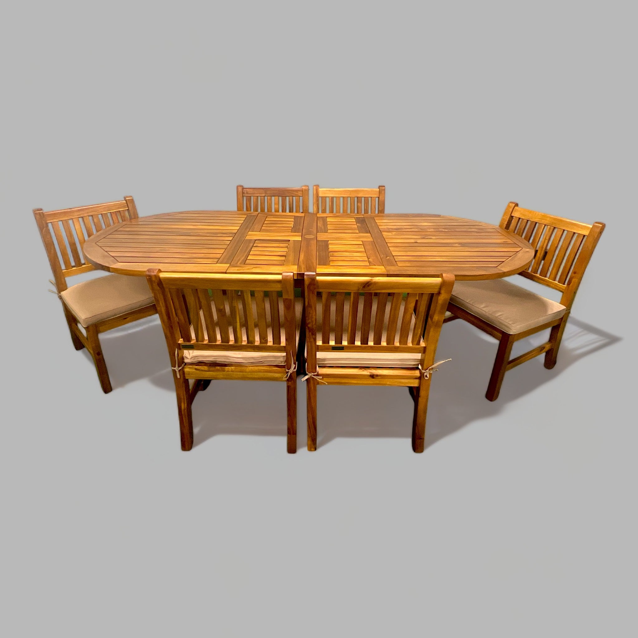 Oval Extension Table Set – Hawaiian Discovery Furniture