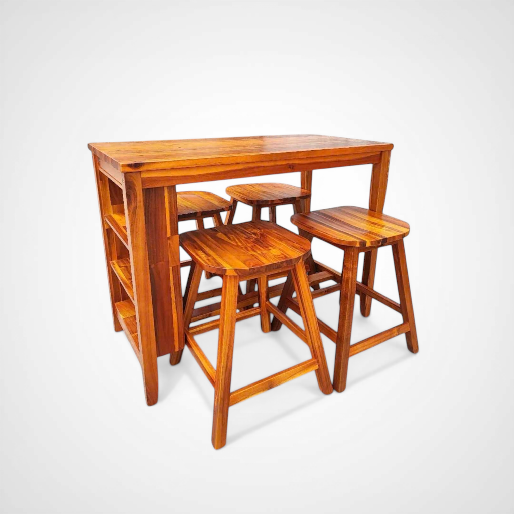 Molokai Counter Set - Handmade Acacia Wood – Hawaiian Discovery