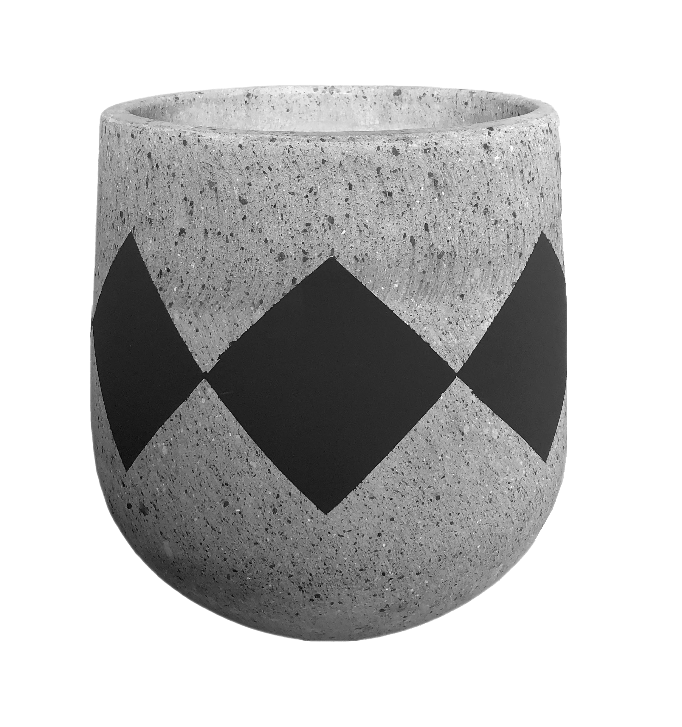 VT133S - FOAM LITE & CONCRETE POT Pots & Planters Viet Tin Pots L P4 Styrofoam & Concrete