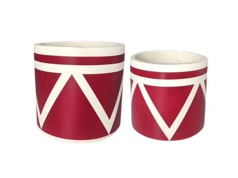 VT52CD - PAINTED FOAM LITE & CONCRETE PLANTER