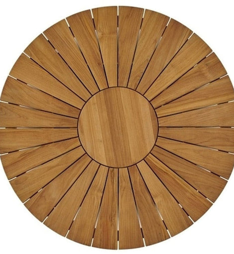 HLT385 - Sunburst Round Folding Table